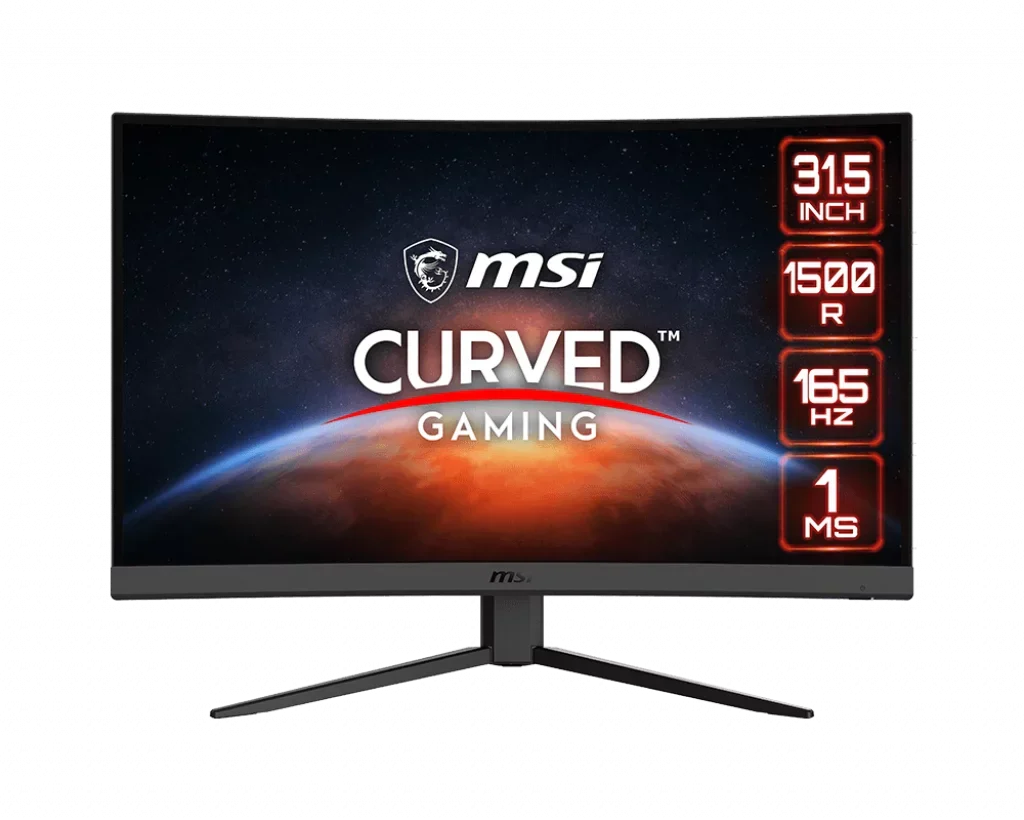 MSI Optix G32C4W 31.5" FHD 1920x1080 1ms 165Hz 2xHDMI 1xDP AMD FreeSync Curved Gaming Monitor (Factory Used)