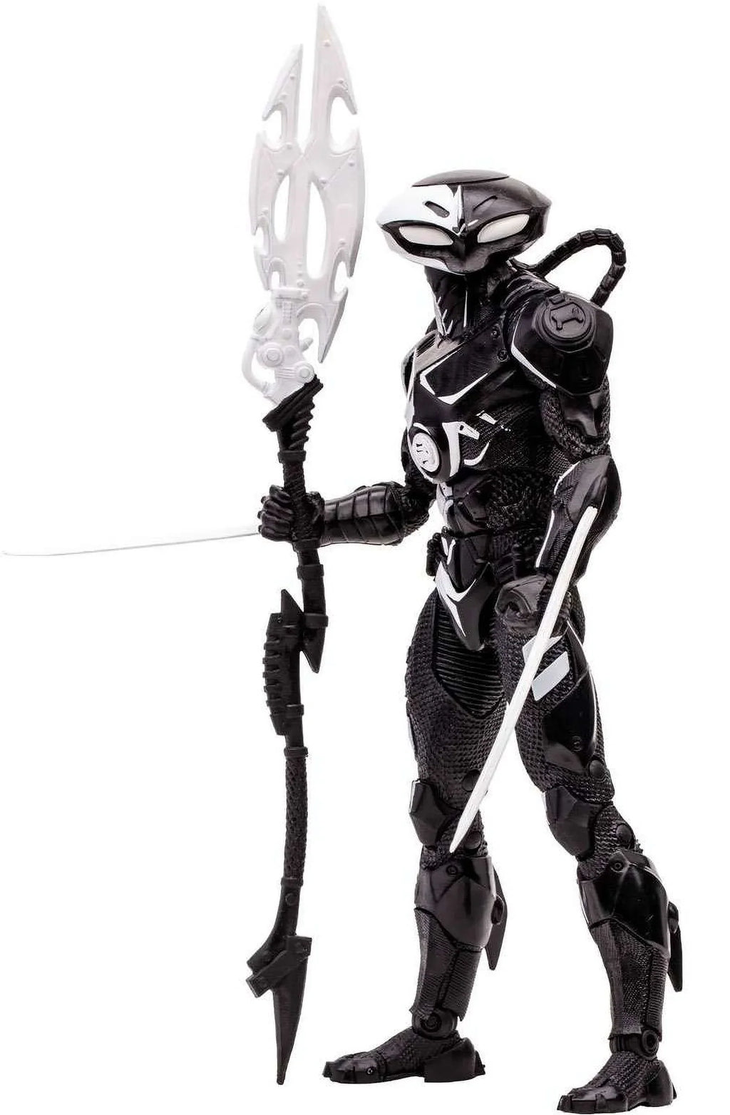 McFarlane DC Direct Gold Label Collection Black Manta Action Figure with Comic Book (Line Art)