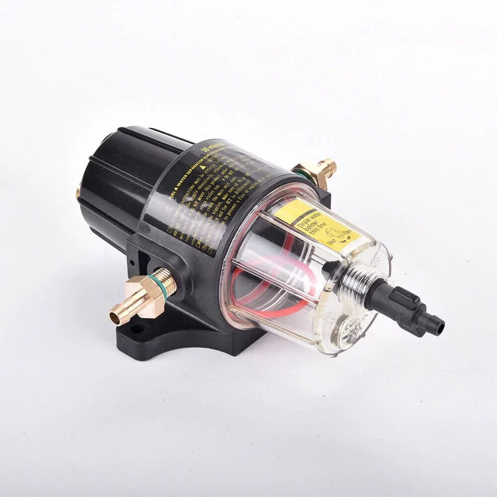 ACA UF-10K Fuel Filter Water Separator Assembly With Clear Bowl for Yamaha Suzuki Tohatsu Mercury Outboard Engine