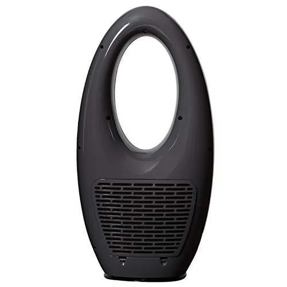 Livepure Bladeless Auto-Duster Fan, Oscillating Fan with Filter, Cooling Air Circulator- Graphite