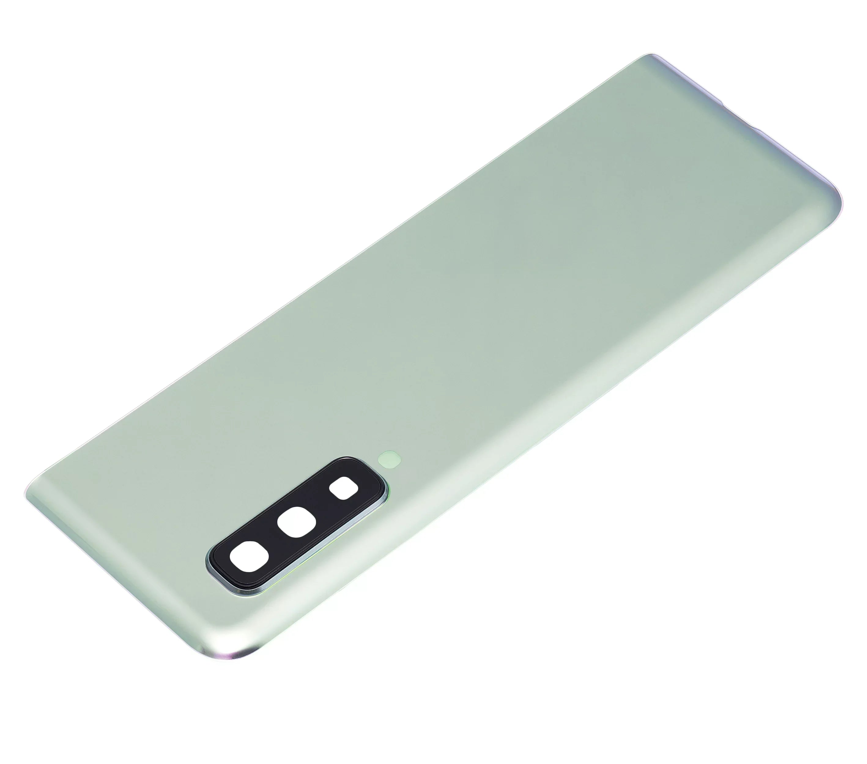 Replacement Back Cover Glass With Camera Lens Compatible For Samsung Galaxy Fold 4G (F900) (Aftermarket Plus) (Space Silver)