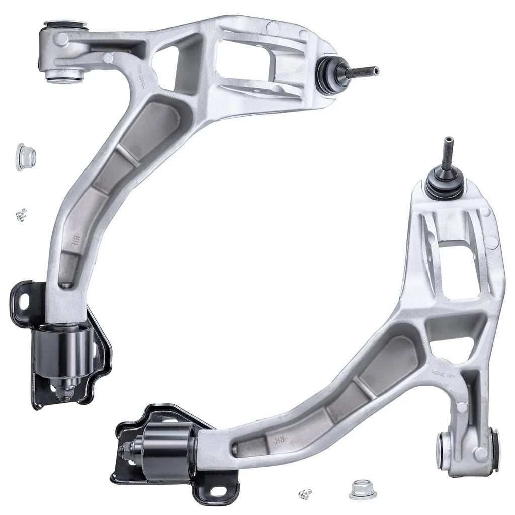 Detroit Axle - Front Control Arms for 2003-2011 Mercury Grand Marquis Ford Crown Victoria Lincoln Town Car, Marauder 2004 2005 2006 2007 2008 2009 2010, Lower Control Arms with Ball Joints Replacement