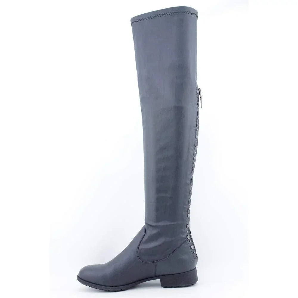 Kathy Van Zeeland Gia Womens Size 6 Black Fashion Over the Knee Boots