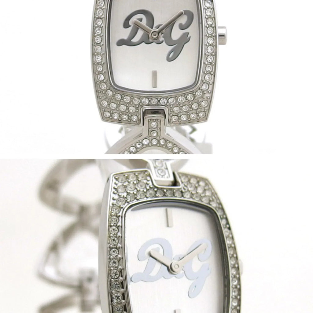 Pre-Owned D&G Ladies Watch Quartz Silver Dial  (Fair)