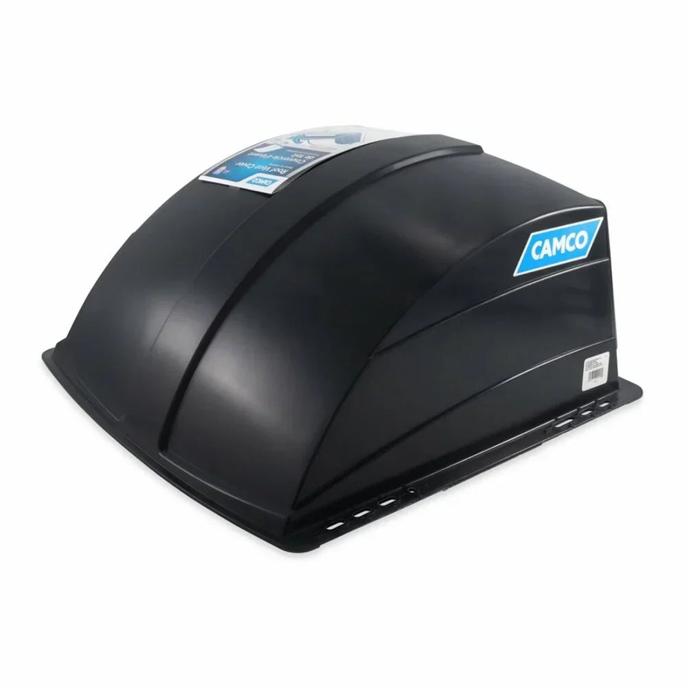Camco Camper/RV Roof Vent Cover | Features High Flow Ventilation with an Aerodynamic Design, Heavy-Duty UV Stabilized Resin Construction, and Easy Installation | Smoke Grey (40453)