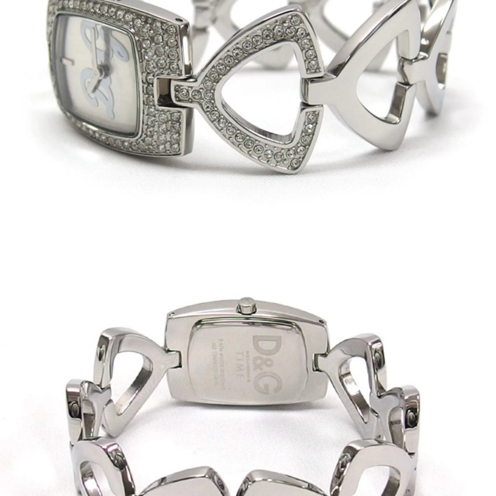 Pre-Owned D&G Ladies Watch Quartz Silver Dial  (Fair)