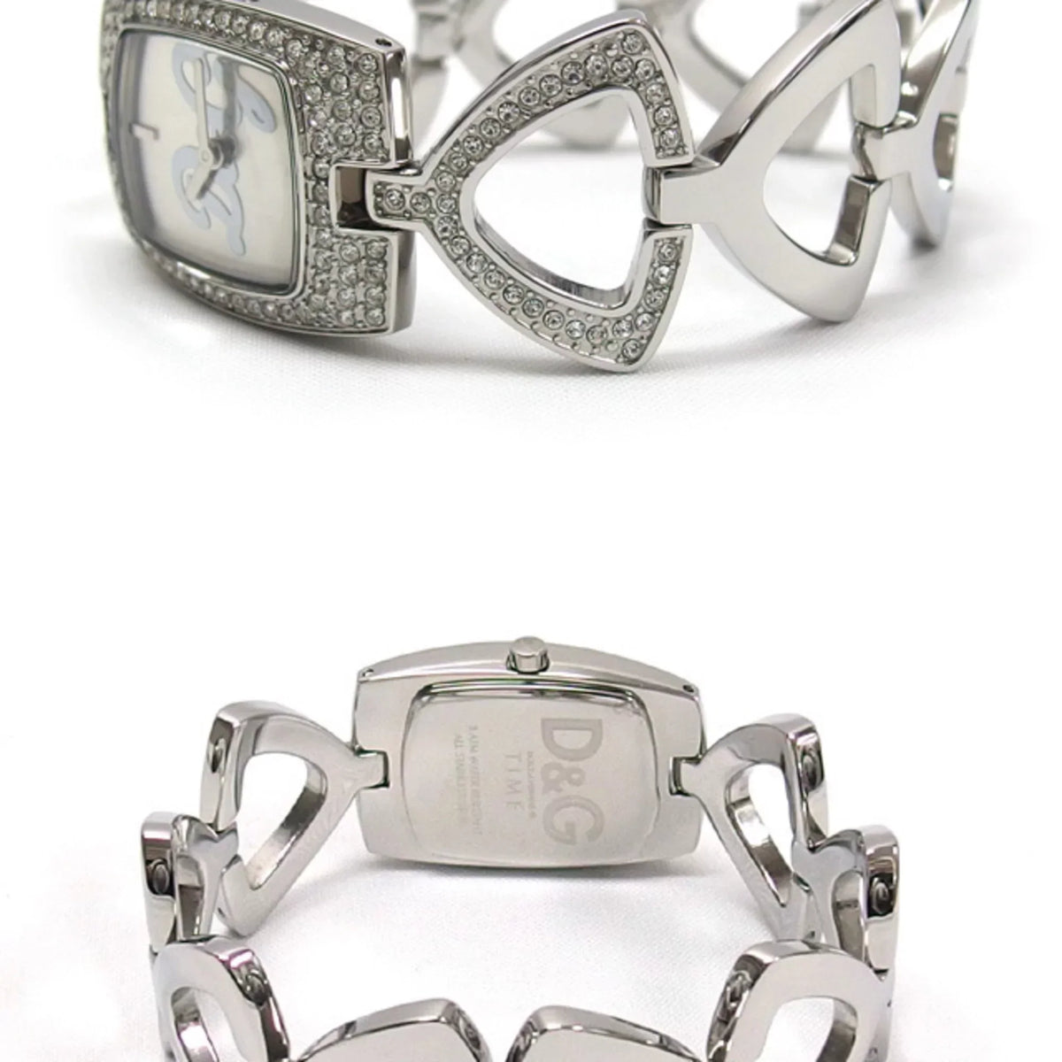Pre-Owned D&G Ladies Watch Quartz Silver Dial  (Fair)