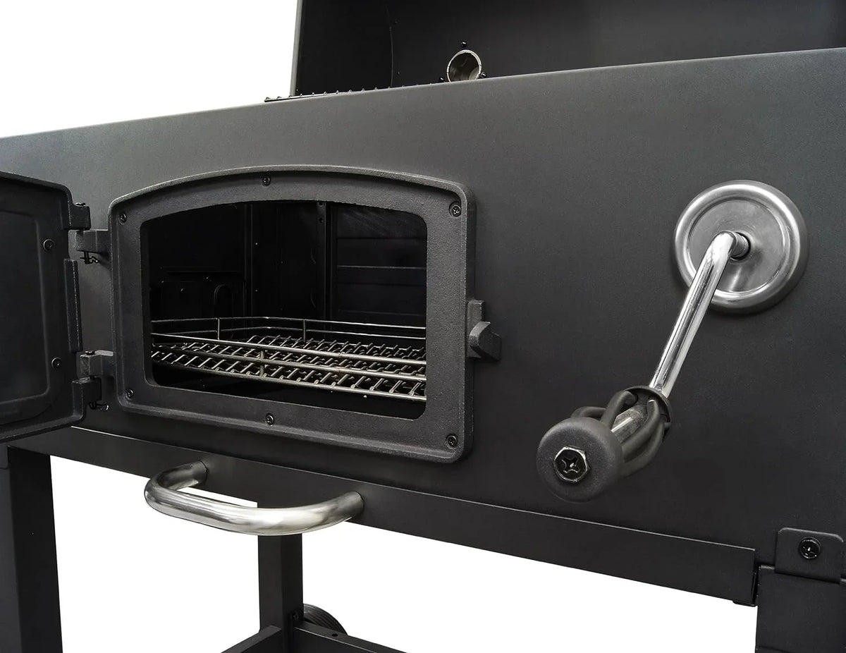 X-Large Heavy-Duty Charcoal Grill, Black