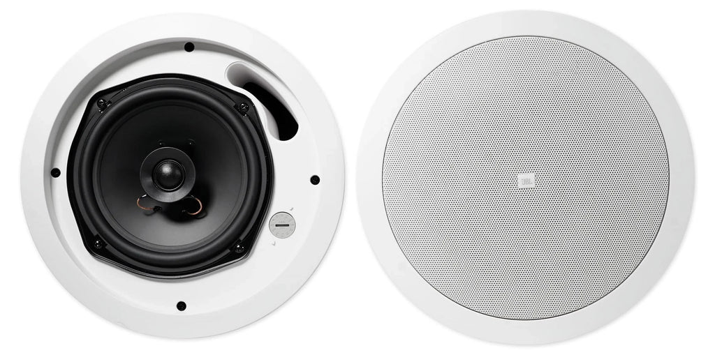 4) JBL 5.25" White Commercial Wall+6.5" Ceiling Speakers+Amp Restaurant/Cafe/Bar