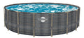 Sunneday Oasis Rattan Soft-Sided Pool 24 ft. Round x 52 in.