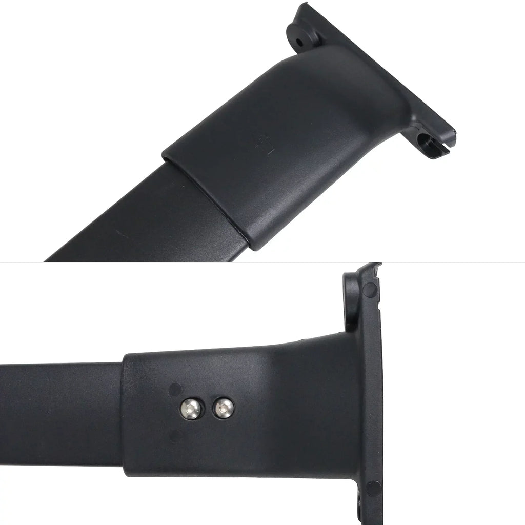 Ikon Motorsports Compatible with 13-16 Mazda CX-5 CX5 OE Style Cross Bar Roof Rack Black Aluminum