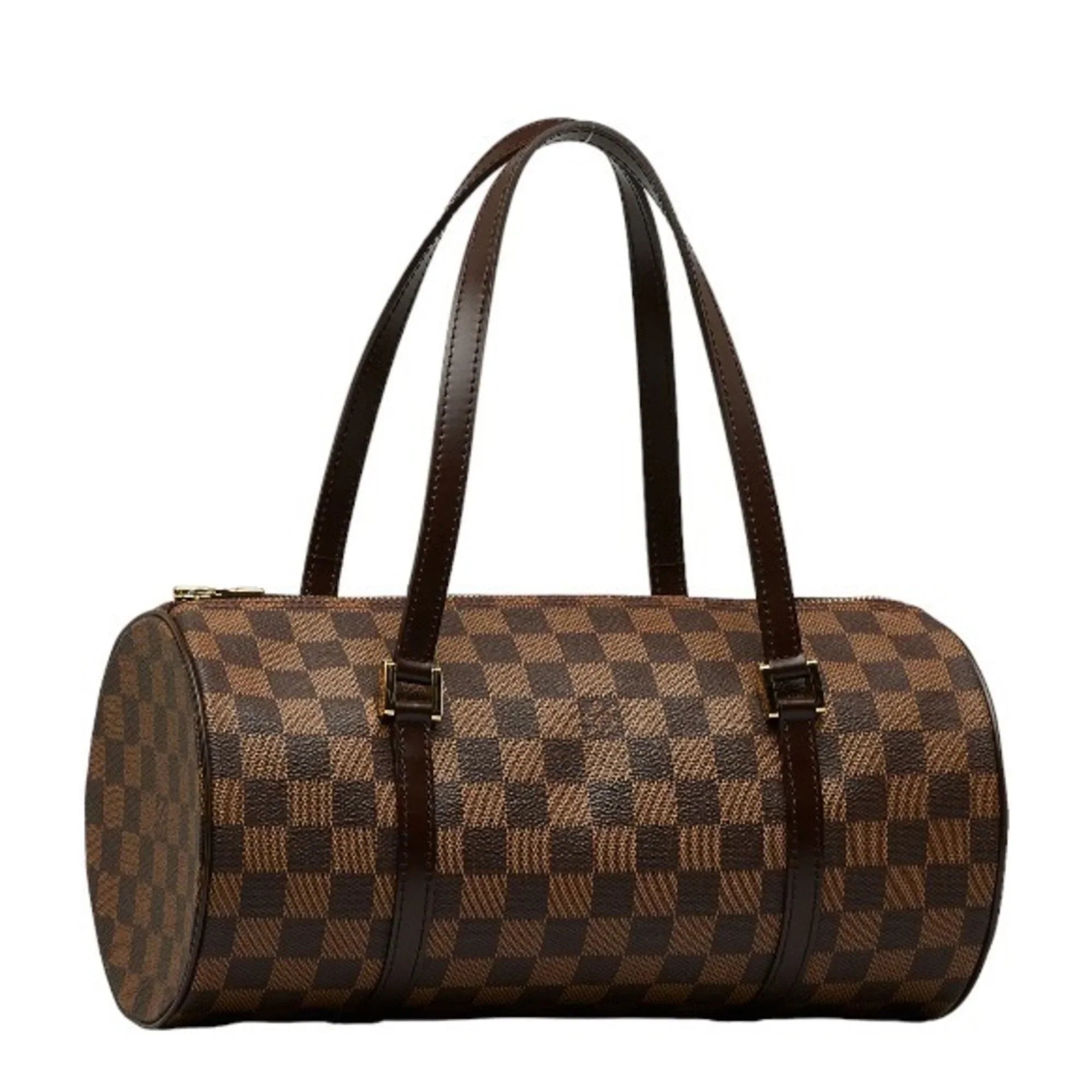 Pre-Owned Louis Vuitton Damier Ebene Papillon Handbag N51303 Brown PVC Leather Women's LOUIS VUITTON (Good)