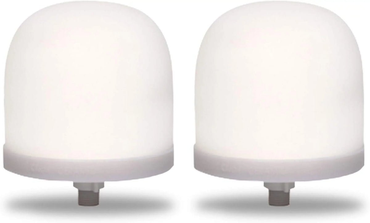 Counter Top Water System Replacement Ceramic Dome Replacement Water Filter 0.5 To 1 Micron (Pack Of 2)