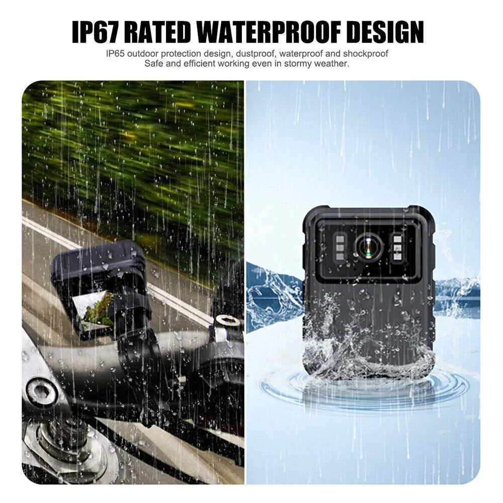 JahyShow Night Vision Body Camera - Mini Camcorder with 1080P Audio Video DVR and WiFi Connectivity