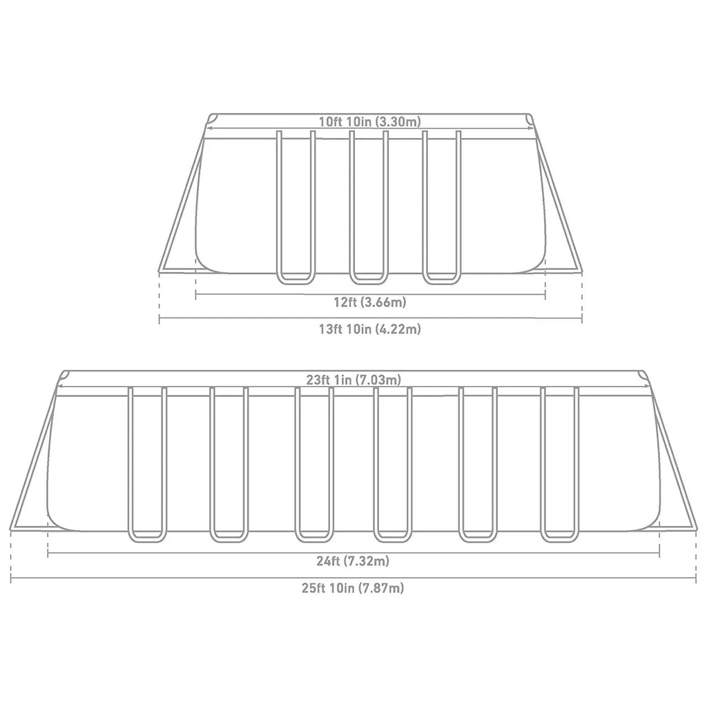 Intex 12 x 24 x 52" REC Ultra XTR Frame Pool Set