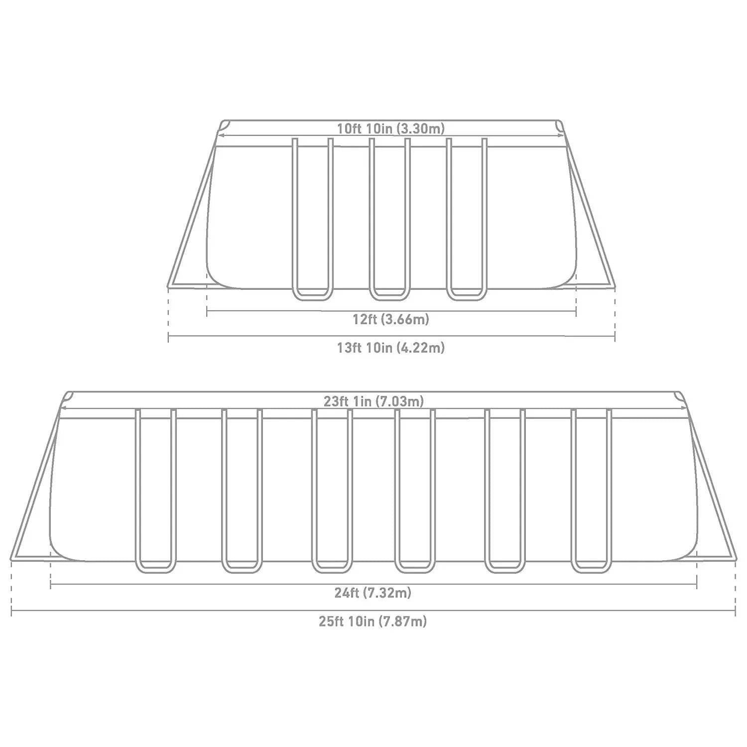 Intex 12 x 24 x 52" REC Ultra XTR Frame Pool Set
