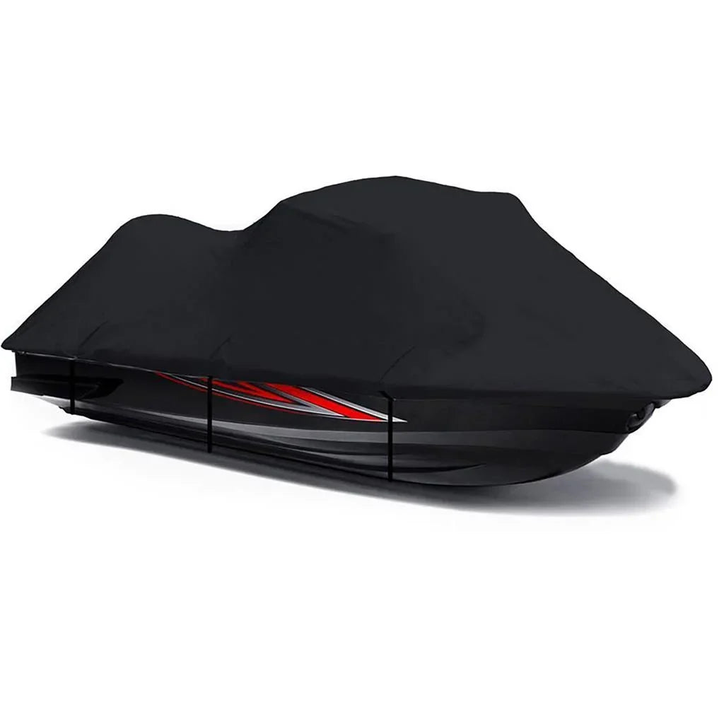 BLACK TOP OF THE LINE JET SKI Cover Compatible for Polaris Pro 785 Limited 2001 Jet Ski Cover PWC Covers 1-2 Seater
