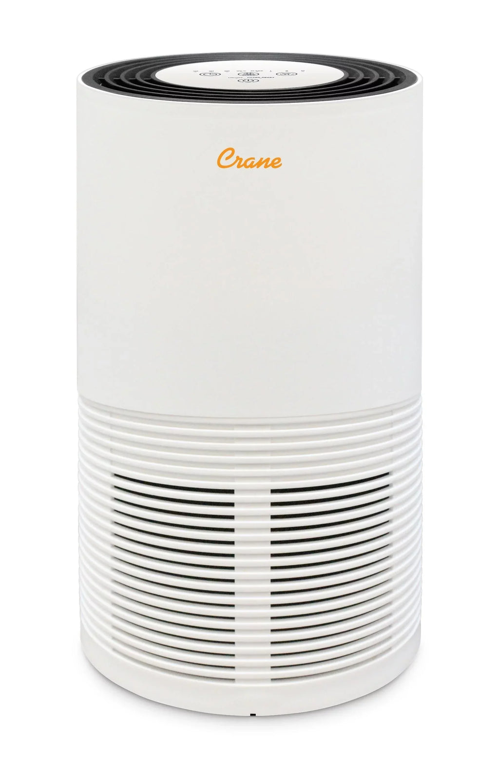 Crane - USA True HEPA Tower Air Purifier with UV Light, 300 Sq feet Coverage, White