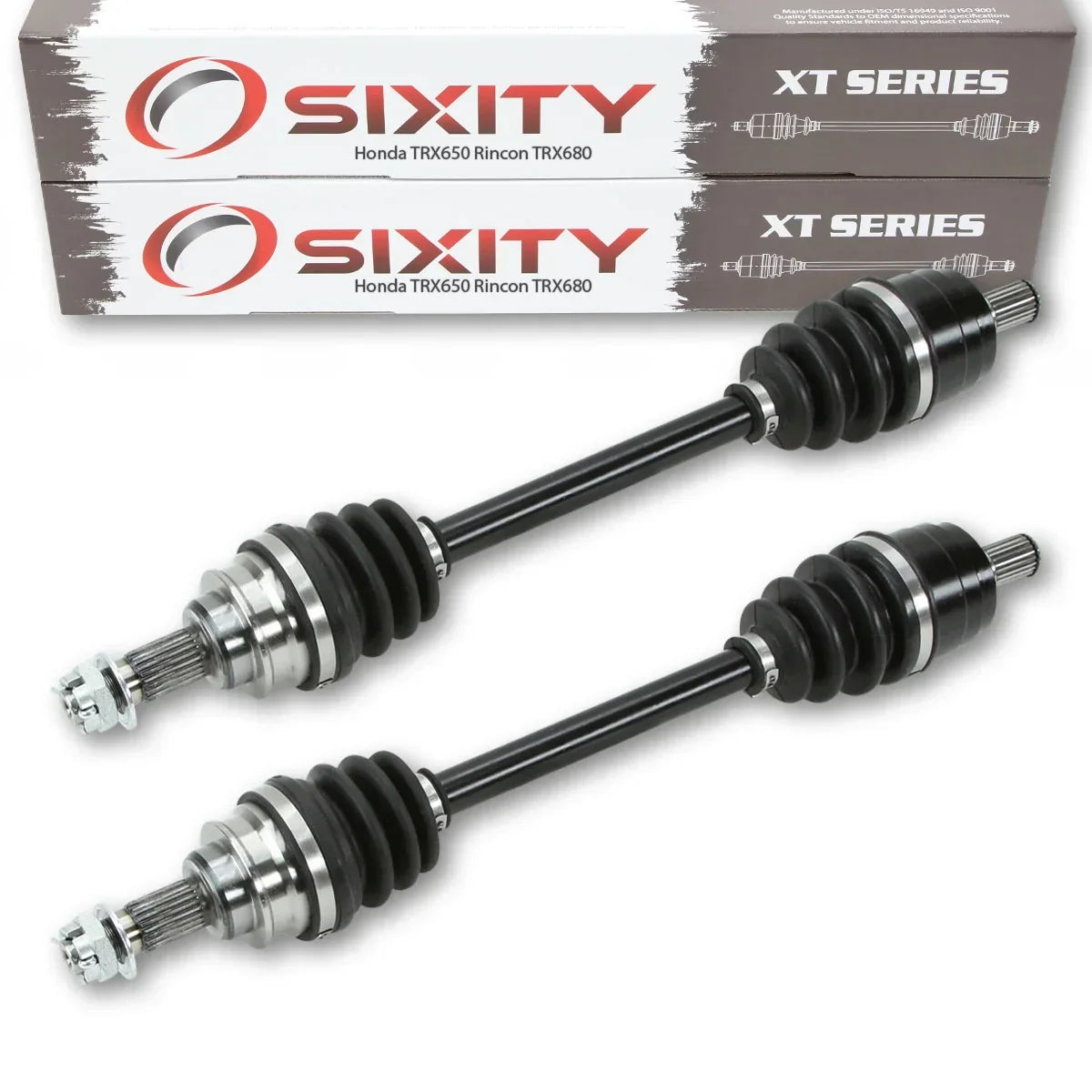 Sixity XT Rear Left & Right CV Axles compatible with Honda TRX650 Rincon TRX680 Pair 2016 2015 2014 2013 2012 2011 2010 2009 2008 2007 2006 2005
