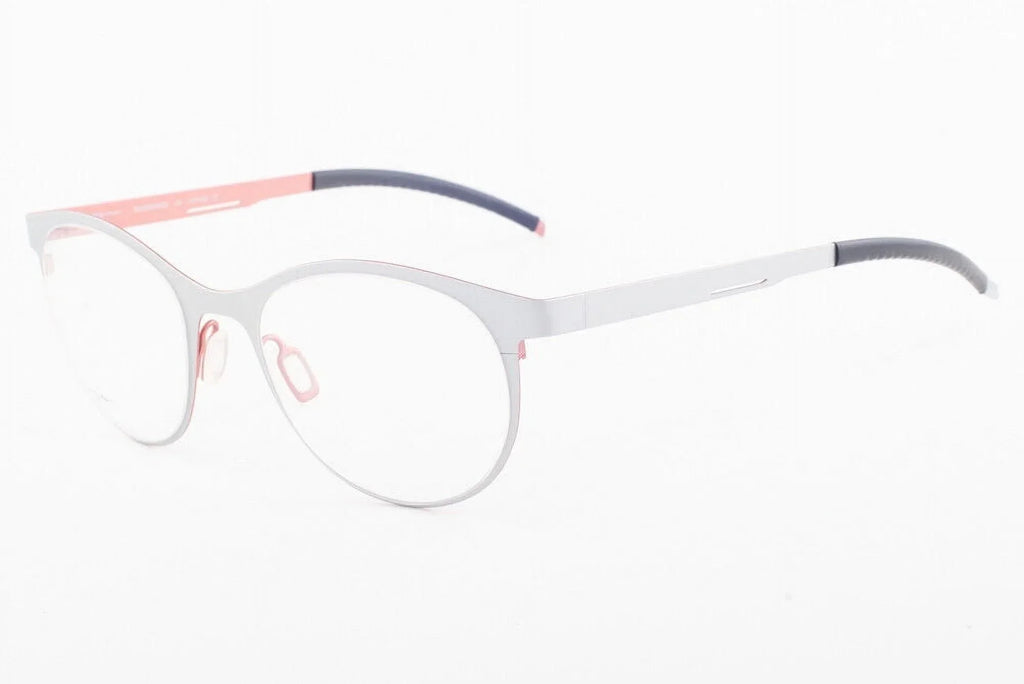Orgreen CONNAISSEUR 382 Matte Silver / Matte Coral Titanium Eyeglasses 50mm