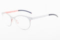 Orgreen CONNAISSEUR 382 Matte Silver / Matte Coral Titanium Eyeglasses 50mm