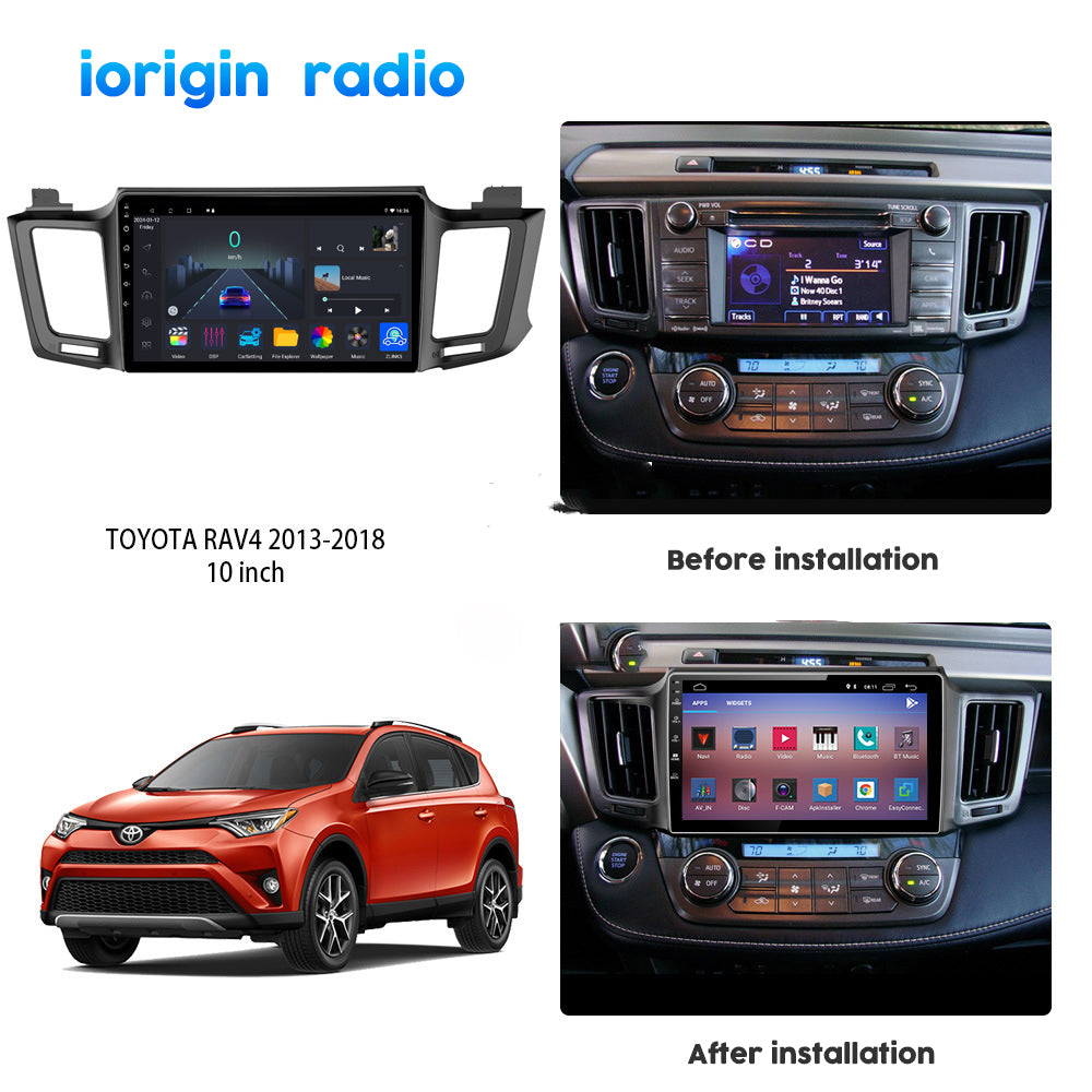 For Toyota RAV4 2013 2014 2015 2016 2017 Android 13 CarPlay Bluetooth 4+64GB  Car Stereo Radio GPS Navigation Player