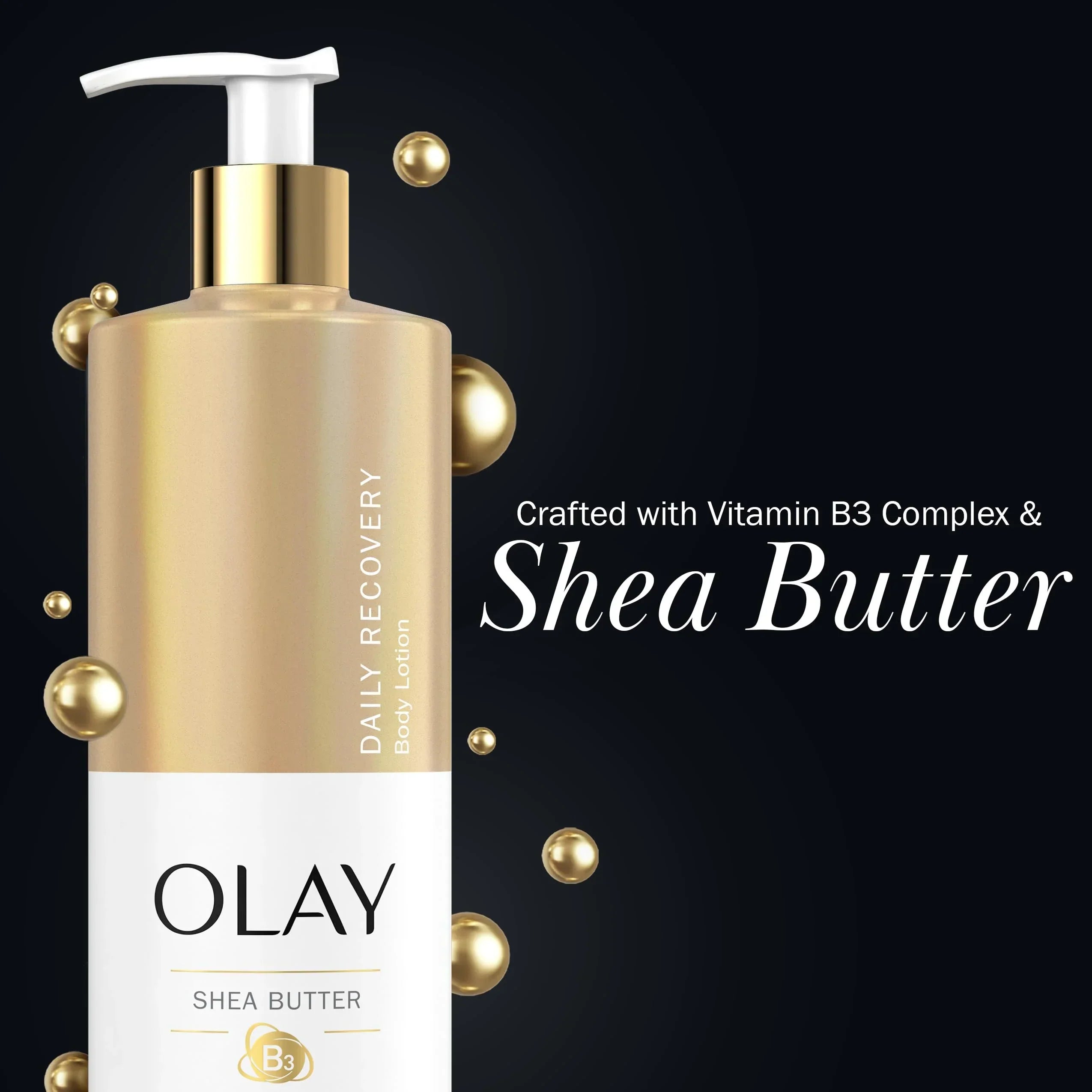 Olay, Daily Recovery & Hydration Body Lotion With Shea Butter, 17 Fl Oz