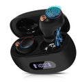UrbanX True Wireless Bluetooth Earbuds + Charging Case, Black, Dual Connect, IPX5 Water Resistance, Bluetooth 5.2 Connection, Balanced, Bass Boost Compatible with Lenovo Tab M10