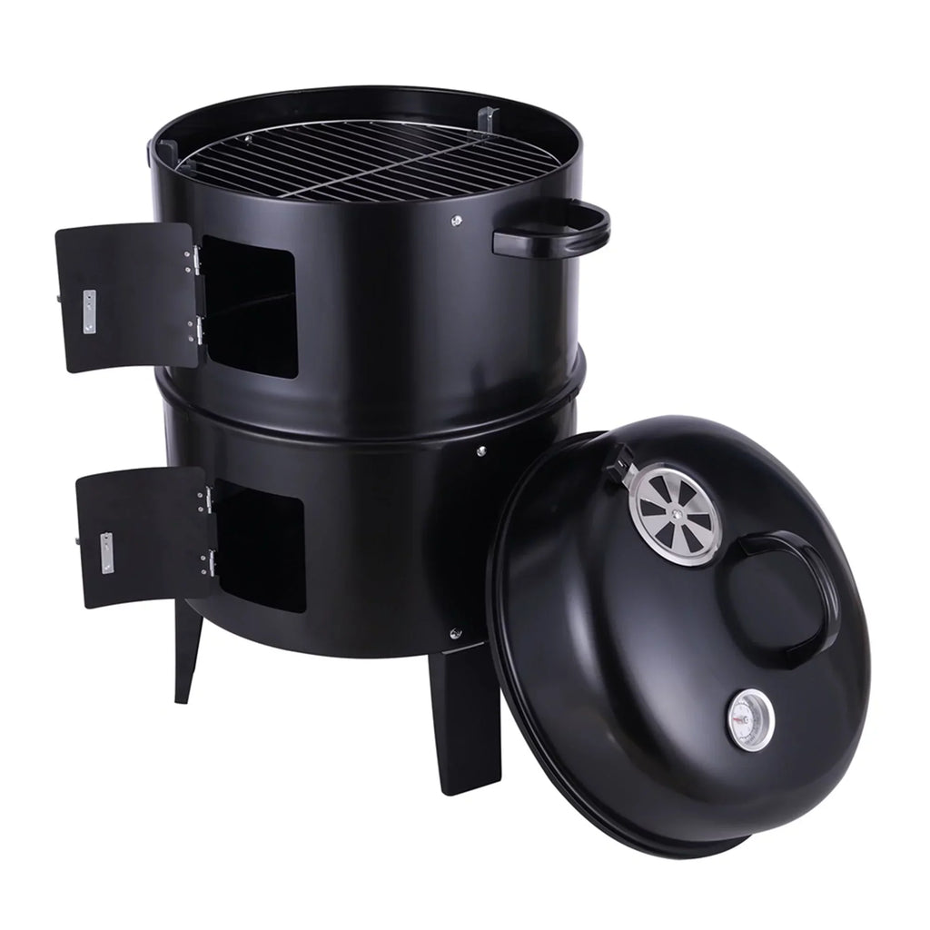 Portable Outdoor Charcoal Grill BBQ Charcoal Grill for Backyard Cooking Camping Picnics Garden Beach
