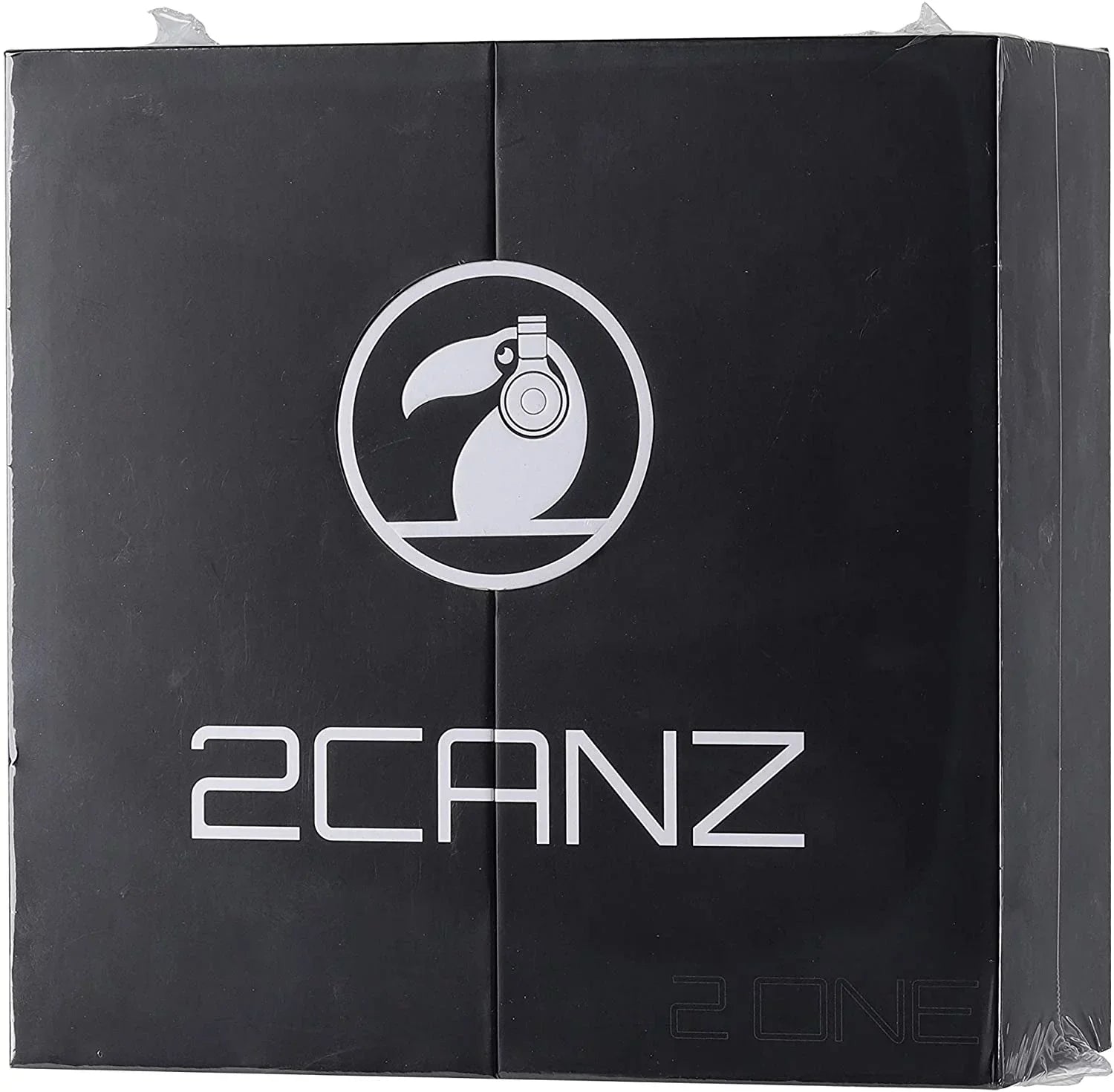 2CANZ Professional Over-Ear DJ Headphones, Black, 2ONE
