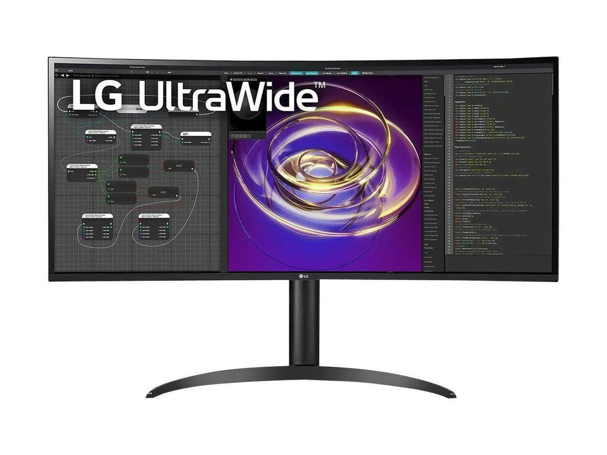 LG Ultrawide 34BP85CN-B 34" UW-QHD Curved Screen Edge LED Gaming LCD Monitor - 21:9 - Glossy Black, Black Hairline, Textured Black - 34" Class - In-plane Switching (IPS) Technology - 3440 x