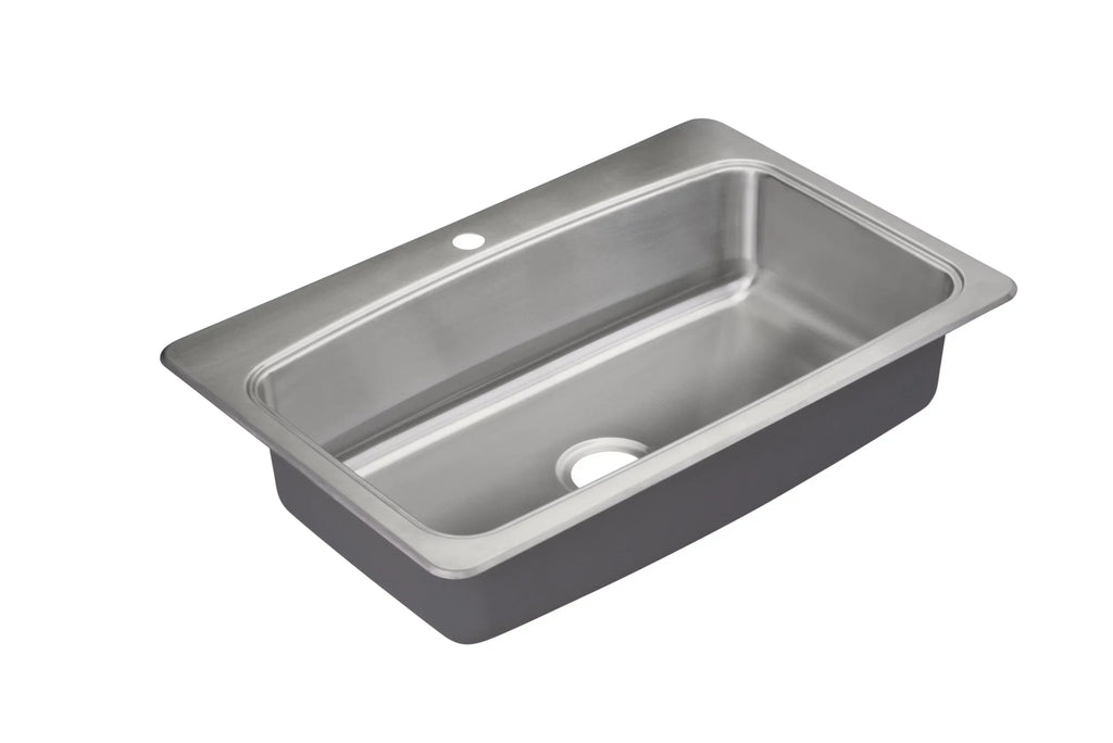 Proflo Pfsr1b332261 Bealeton 32-15/16" Drop In Single Basin Stainless Steel Kitchen Sink -