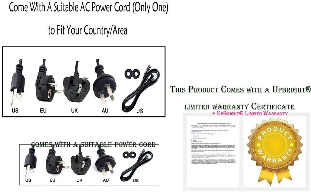 UPBRIGHT Adapter For Lenovo Ideapad 100 100-15IBY 100-151BY 80MJ 80MJ001BUS 80MJ0018US 15.6" Laptop Notebook PC Power Supply Cord Battery Charger