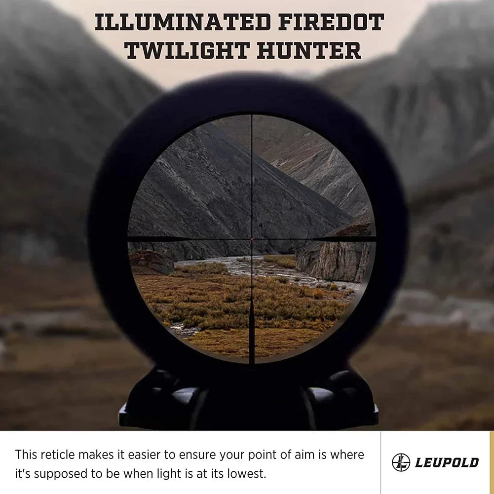 LEUPOLD VX-3HD 4.5-14x50 30mm CDS-ZL Illuminated FireDot Twilight Hunter Riflescope (180629)