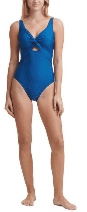 DKNY BALTIC Peek-a-Boo Twist One-Piece Swimsuit, US 6