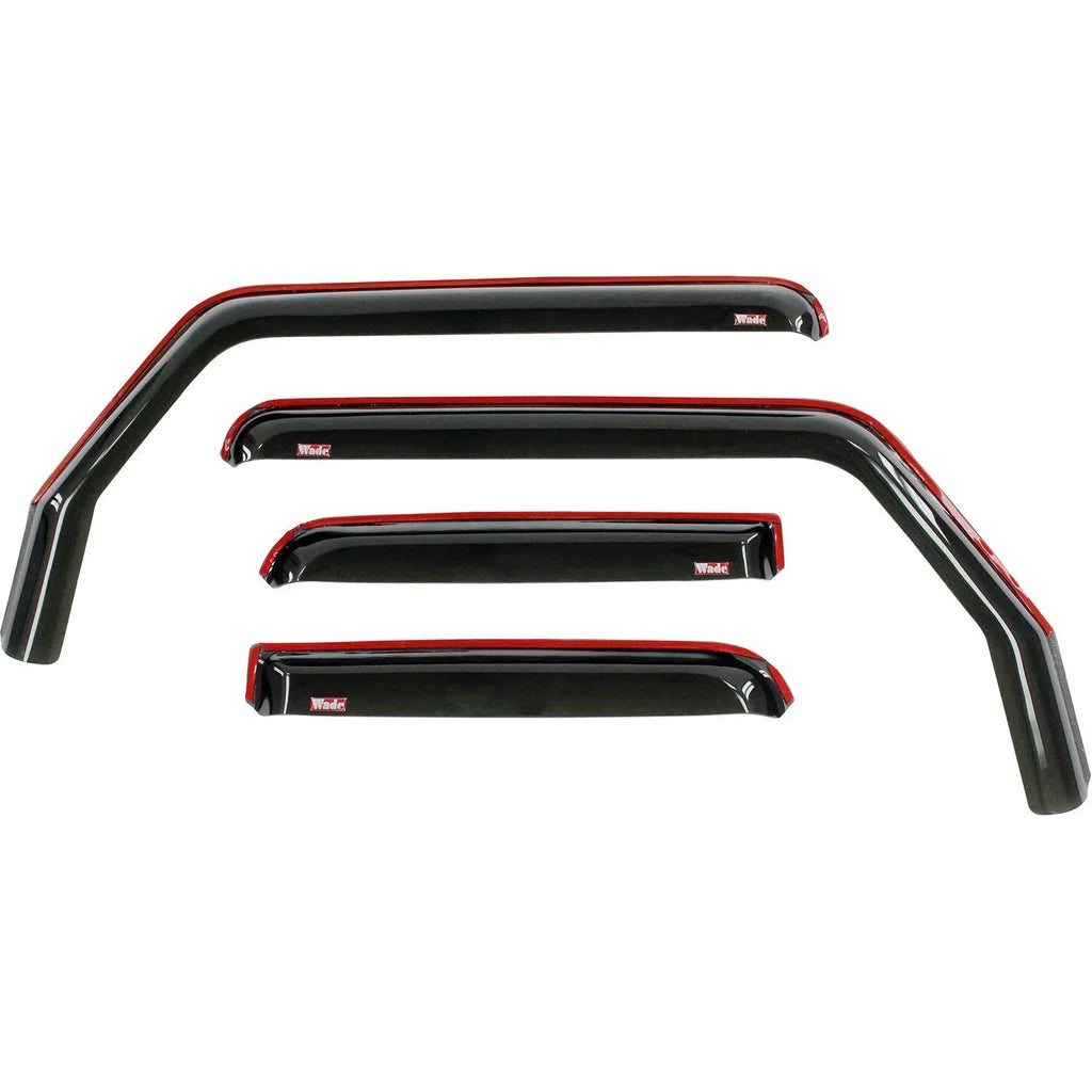 Westin 72-51499 In-Channel Wind Deflector Fits 18-23 Wrangler (JL) Fits select: 2021 JEEP WRANGLER UNLIMITED SPORT, 2018-2019 JEEP WRANGLER UNLIMITED SAHARA