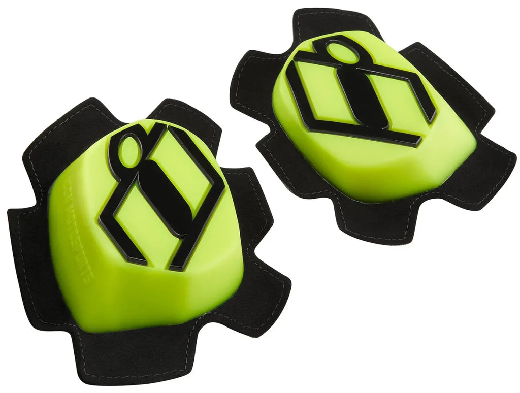 Icon Cloverleaf-2 CE Knee Pads Black/Green SM/XL