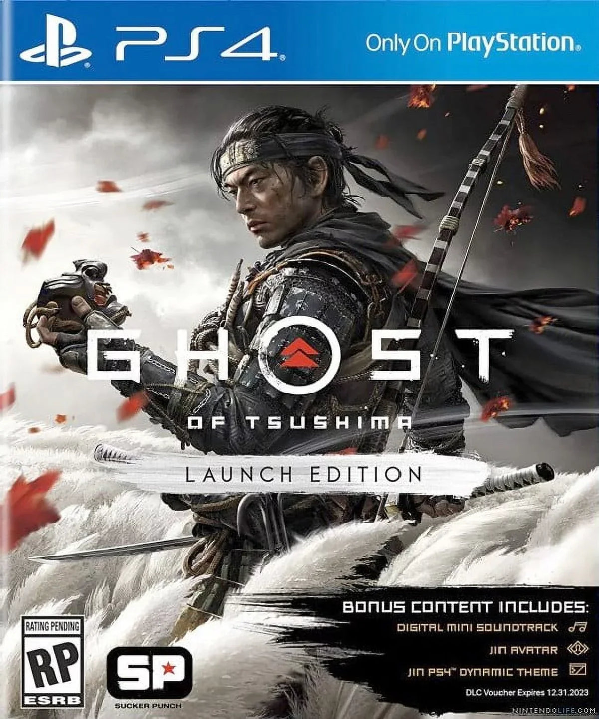 Restored Ghost of Tsushima-Launch Edition (PlayStation 4, 2020) RPG Game (Refurbished)