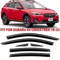 Voron Glass Tape-on Extra Durable Rain Guards for Subaru XV Crosstrek 2018-2024, Window Deflectors, Vent Window Visors, 6 Pieces - 100489