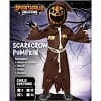 Spooktacular Creations Scary Scarecrow Pumpkin Bobble Head Costume Pumpkin Halloween Mask for Child Juniors Role-Playing (M)