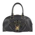 Pre-Owned LOUIS VUITTON Louis Vuitton Superbe Handbag M91892 Suhari Leather Noir Tote Shoulder (Good)