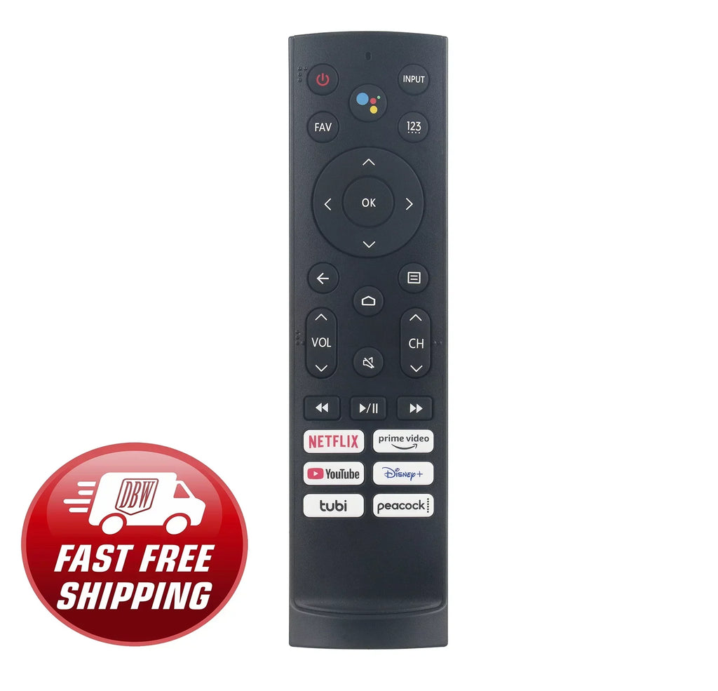 ERF3A90 Voice Replacement Remote Control Compatible with Hisense Google OLED TV 43A6H ‎50A6H 75U7H 55U7H 65U7H