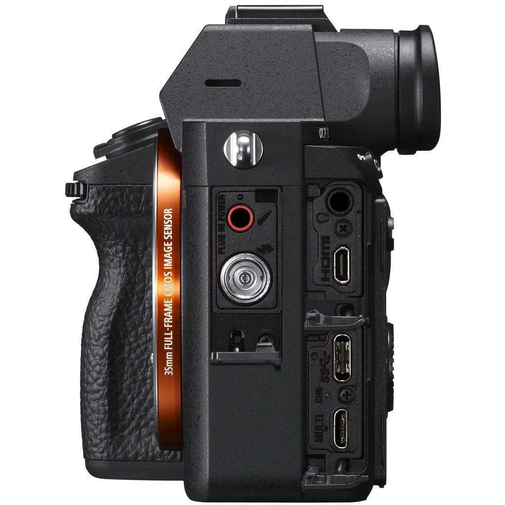 Sony a7 III Full Frame Mirrorless Interchangeable Lens 4K HDR Camera ILCE-7M3 Body with Sigma 50mm F1.4 ART DG HSM E-mount Lens and Deco Gear Backpack Kit Microphone Editing Bundle