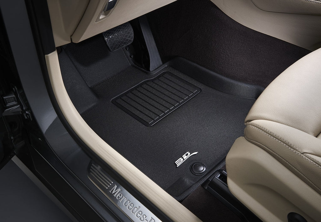3D MAXpider KAGU Floor Mat (BLACK) compatible with DODGE GRAND CARAVAN 2008-2020 - Front Row