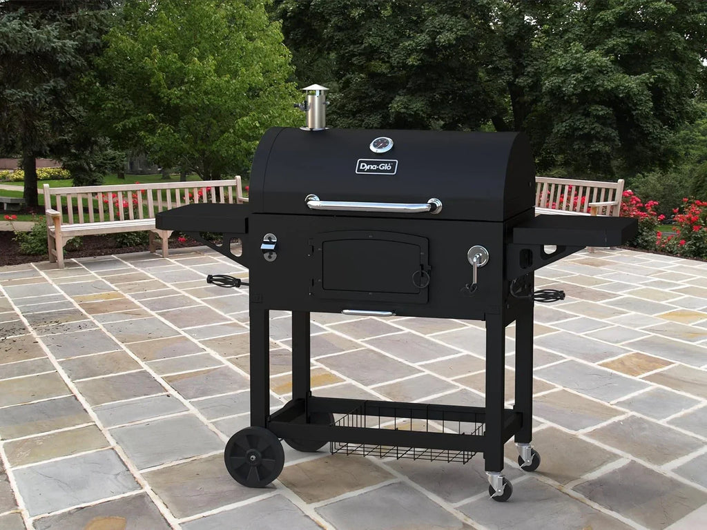 X-Large Heavy-Duty Charcoal Grill, Black