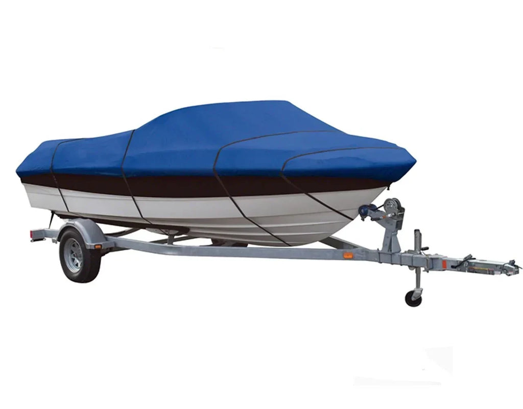 BLUE, GREAT QUALITY BOAT COVER Compatible for LUND 1850 TYEE / GRAND SPORT O/B 1991 1992 1993 1994 1995