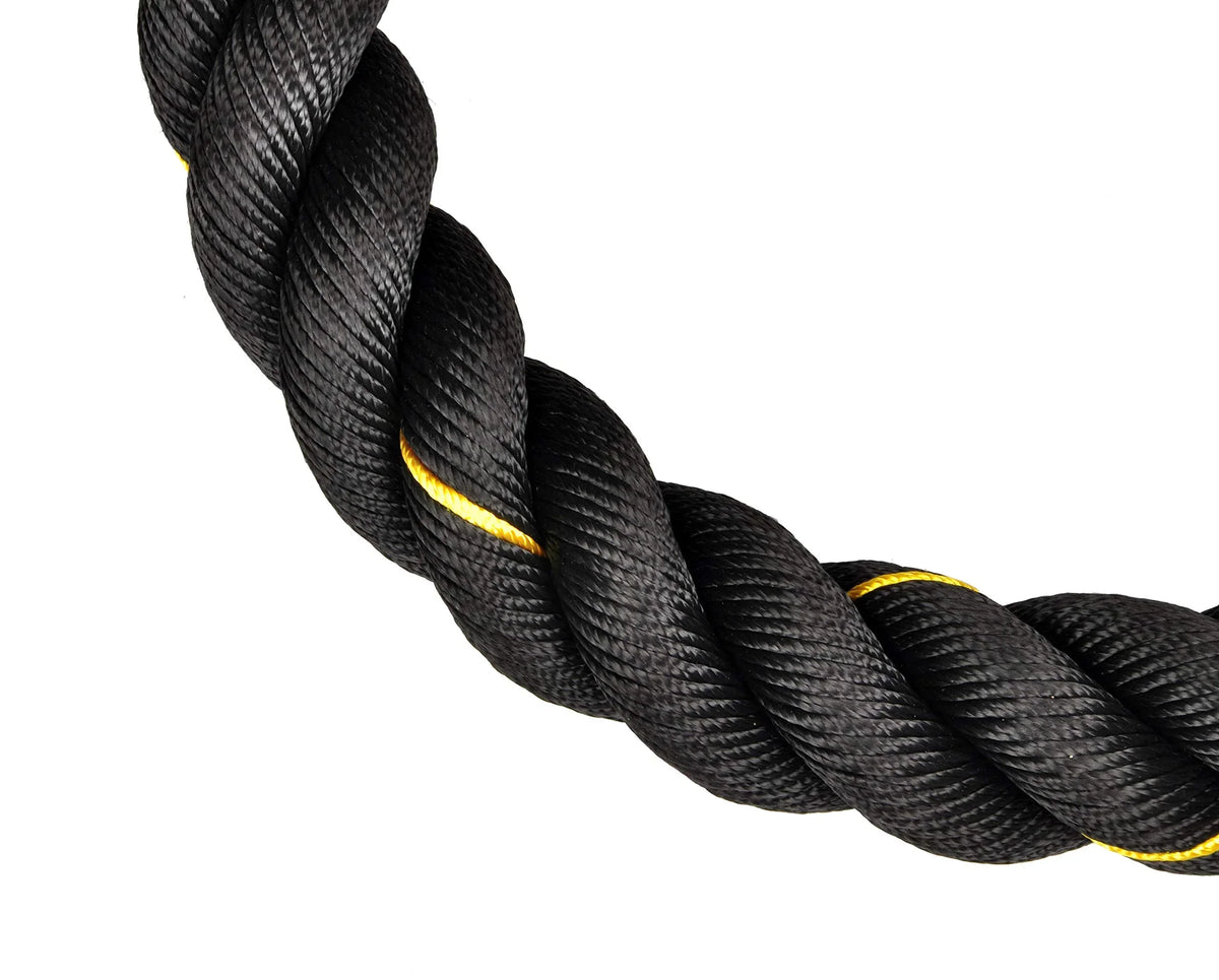 BalanceFrom Battle Rope 2 Inch Diameter Poly Dacron 40 FT Length, Heavy Ropes for Home Gym and Workout