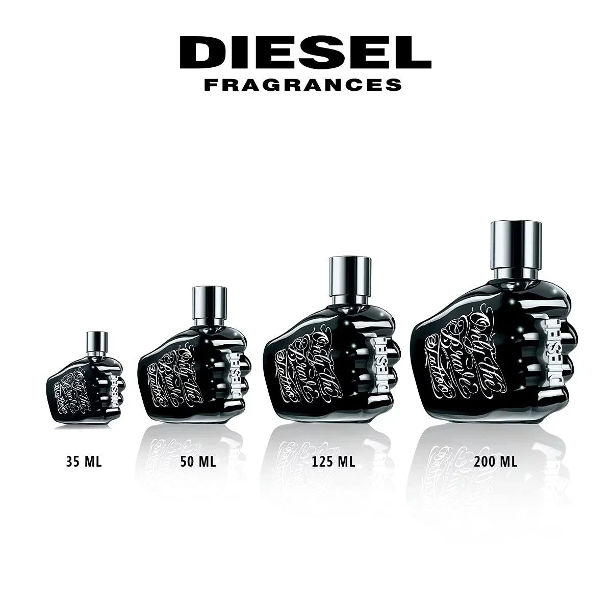 Diesel Only The Brave Eau de Toilette Fragrance Spray for Men, 1.7 fl oz