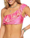 Ramy Brook Luna Ruffled Bikini Top