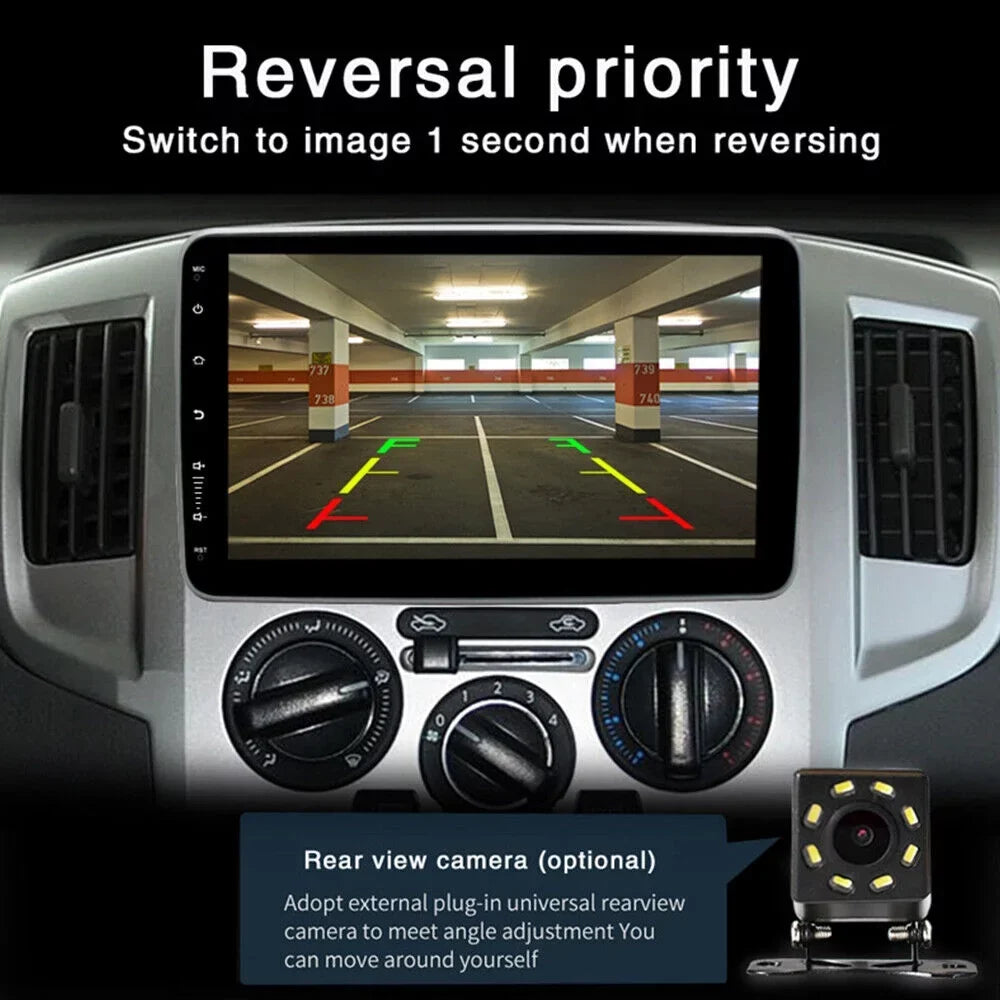Paddsun  10 Inch On-Board Android 9.1 GPS Wifi Dual Din Touch Screen Player Navigation